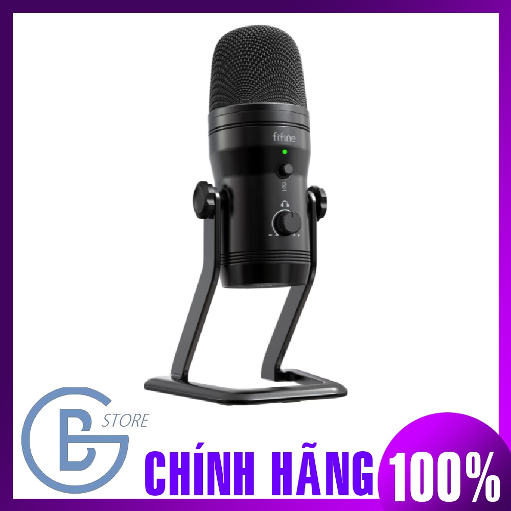 MICRO THU ÂM FIFINE K690 USB MIC WITH FOUR POLAR PATTERNS, GAIN DIALS, A LIVE MONITORING JACK & A MUTE