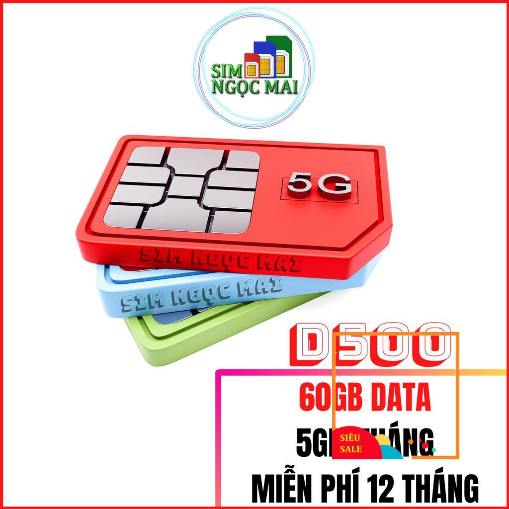 [FREESHIP] Sim 4G Viettel D500 - D500T  4Gb/tháng Trọn Gói 1 Năm Không Nạp Tiền - NGHE GỌI ĐƯỢC