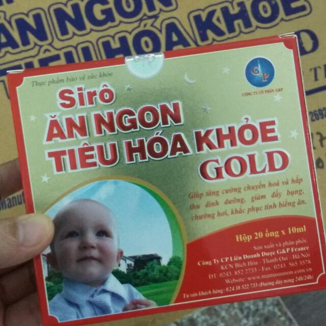 Siro ăn ngon tiêu hóa khỏe G&P