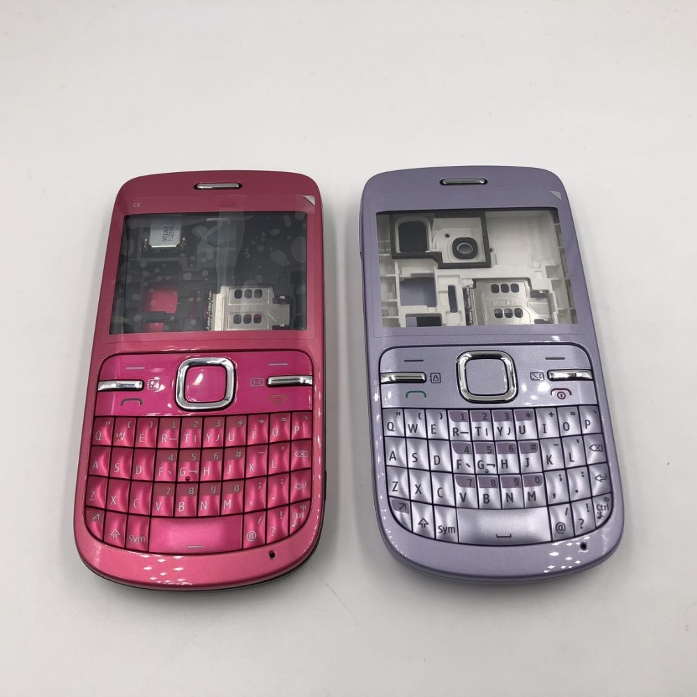 Nắp Đậy Pin Toàn Diện + Khung Giữa Thay Thế Chuyên Dụng Cho Nokia C3 C3-00 C3-00