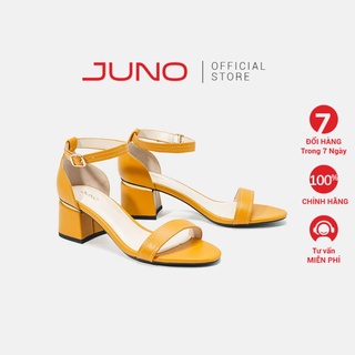   JUNO - Giày sandal gót vuông quai ngang - SD07046