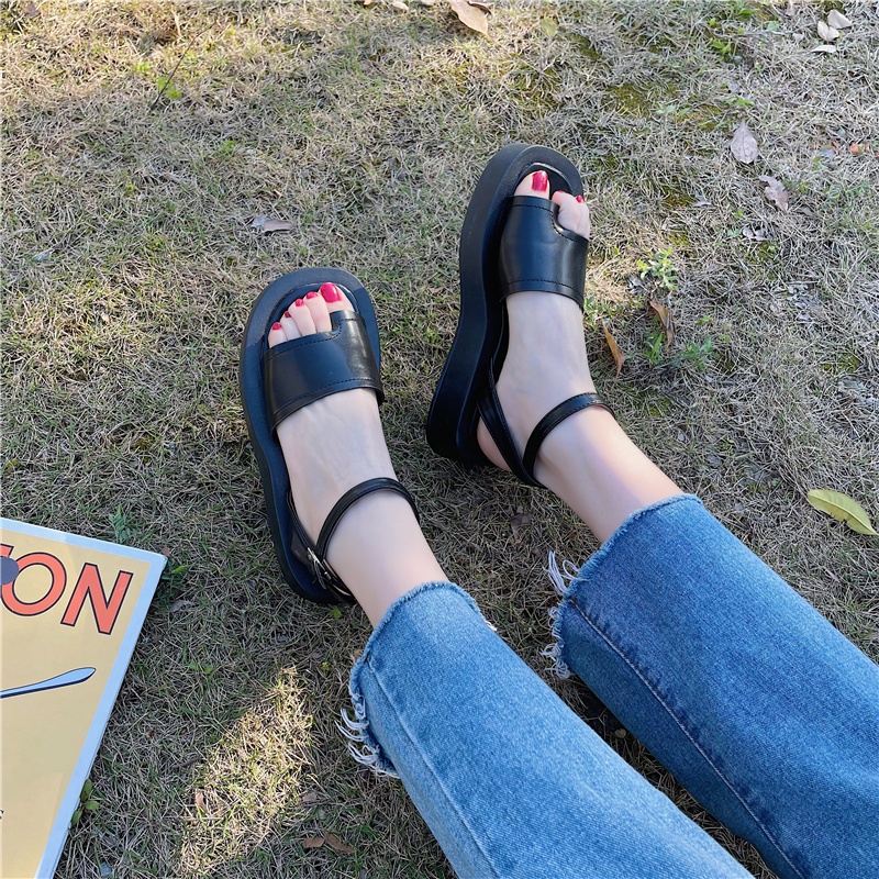 Dép Sandal Đế Xuồng Thời Trang Dành Cho Nữ