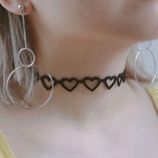 Vòng cổ choker tim