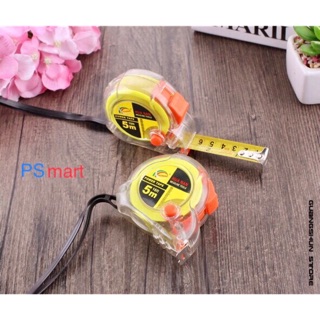 Thước rút 5m đầu kim loại với 2 khoá