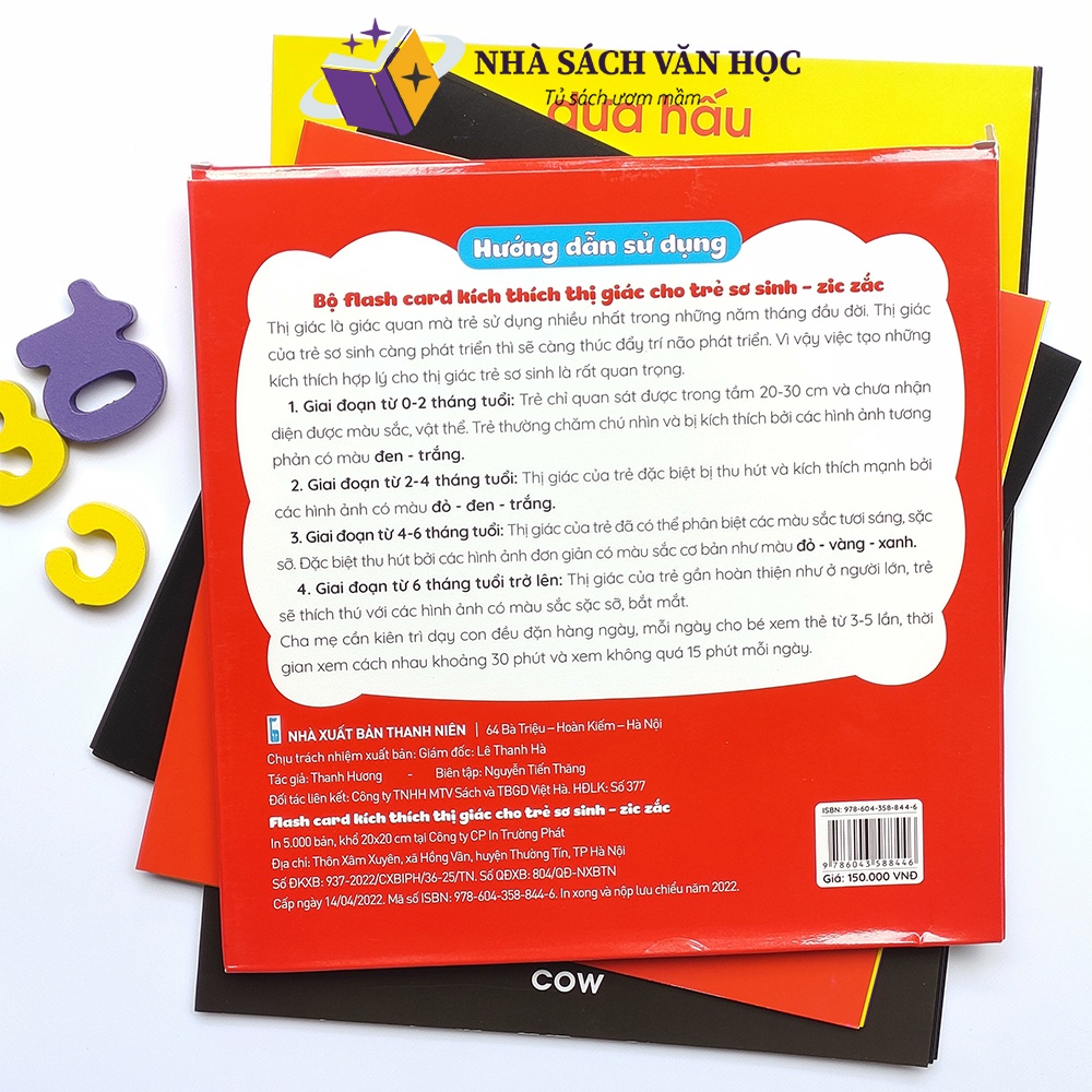 Sách - Kích Thích Thị Giác Cho Trẻ Sơ Sinh Song Ngữ Anh - Việt