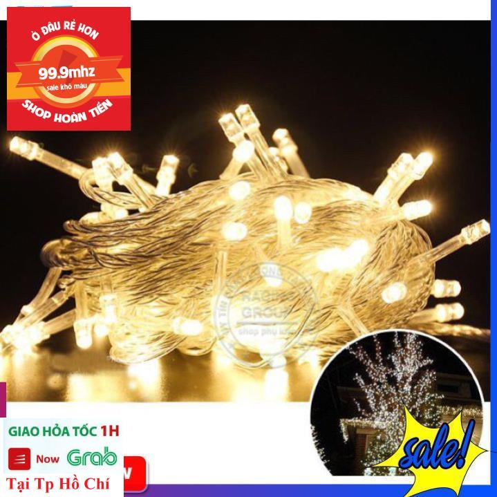 Dây Đèn Led Trang Trí Cây Thông Noel 8m Màu Vàng Không Chớp