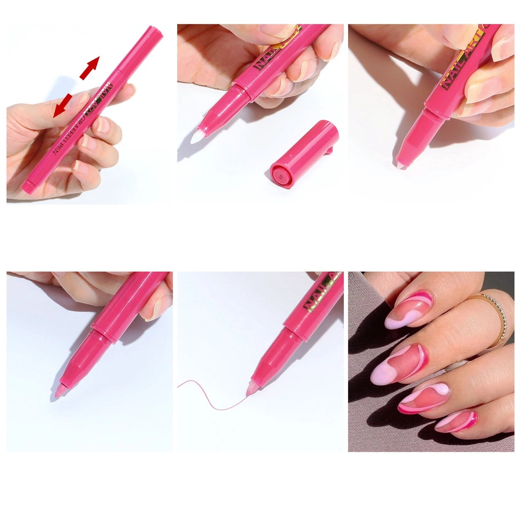 Bút vẽ móng MISSCHEERING QT0485 trang trí nghệ thuật UV DIY chất lượng cao màu sắc lựa chọn