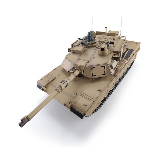 Xe tank Henlong bản Pro điều khiển từ xa M1A2 xích, bánh răng,hộp số kim loại