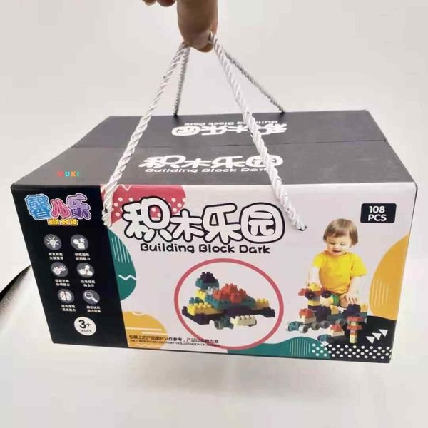 Bộ lego xếp hình 108 chi tiết đồ chơi cho bé lắp ráp phát triển tư duy sáng tạo trí tưởng tượng
