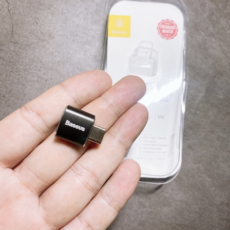 OTG Baseus Type C to USB 2.0 Tốc độ cao cho Điện Thoại Máy Tính Laptop MacBook Chuột HD Store