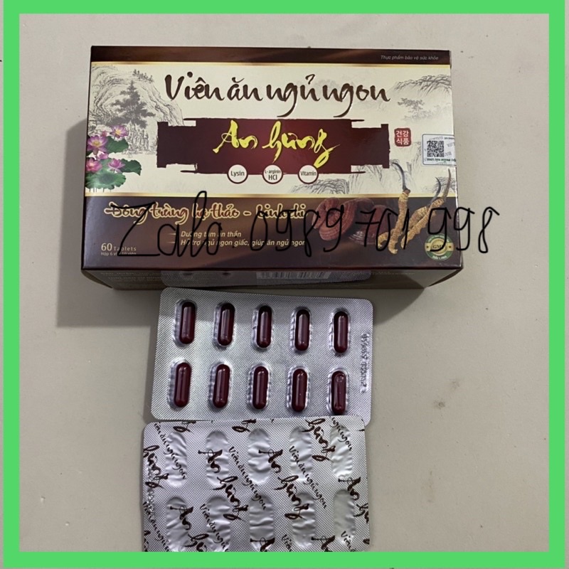 Ưn ngủ ngon an hưng hiệu quả ăn ngon ngủ sâu khoẻ mạnh