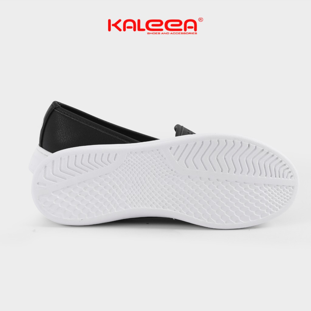Giày Bệt Nữ Slipon - KALEEA Da Bò Thật Đế Bằng Đúc Cao Su Chống Trơn Dày 2,5cm HTK2003 | BigBuy360 - bigbuy360.vn