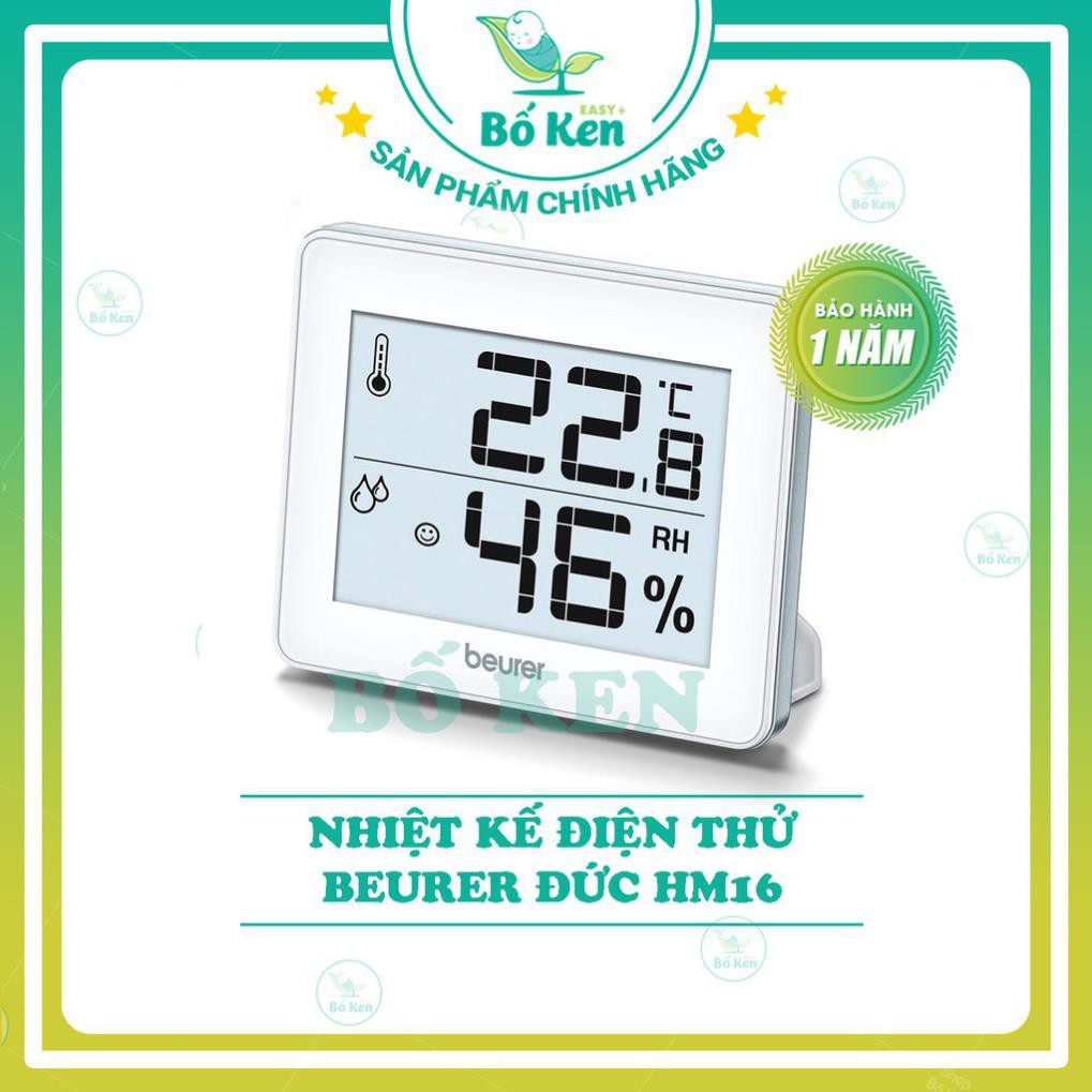 Nhiệt Ẩm Kế Điện Tử BEURER MODEL HM16 [Hàng Chính Hãng - Thương Hiệu ĐỨC]