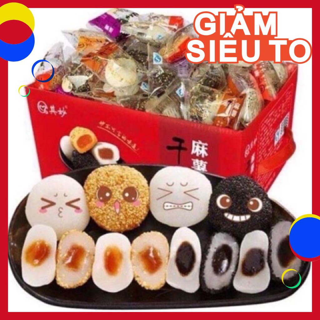 [THUNG 2kg] Bánh mochi cô gái 🌈 siêu ngon Mix đủ vị🌈 ăn là ghiền