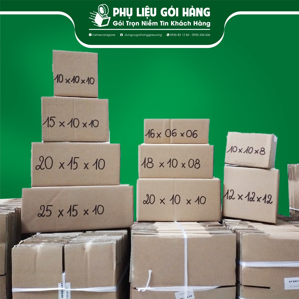 HỘP GIẤY CARTON ĐÓNG GÓI HÀNG HÓA - FREESHIP -