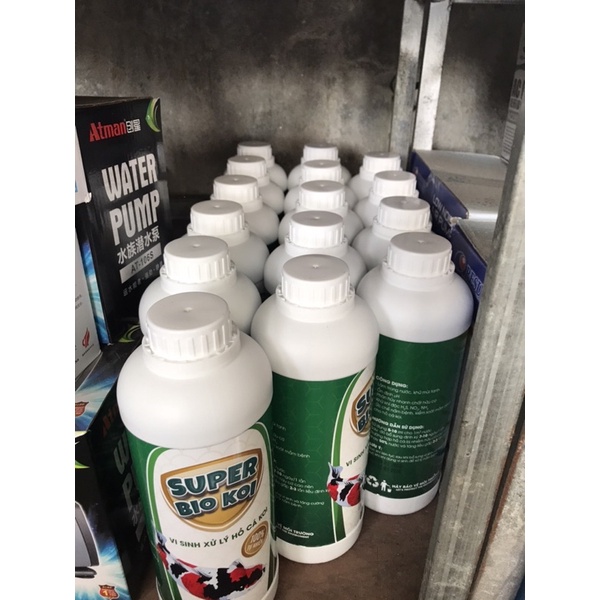 Vi sinh cho vào nước bể cá