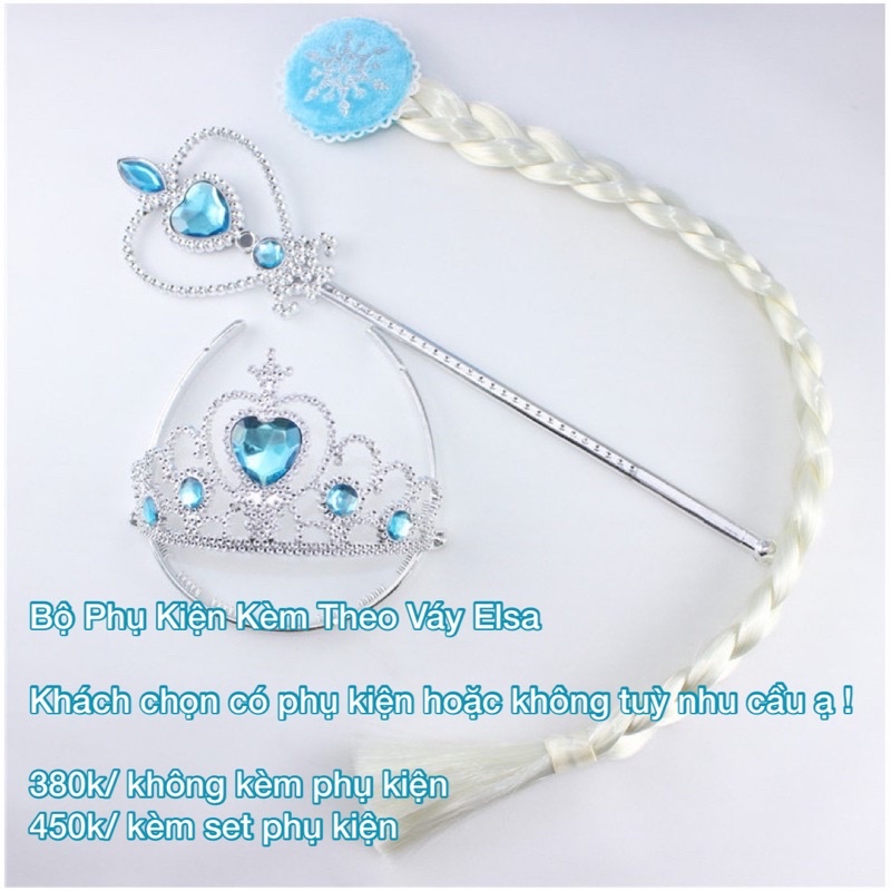 - ĐẦM VÁY CÔNG CHÚA ELSA CAO CẤP 2020