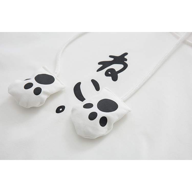 Áo Hoodie Unisex nam nữ mẫu mèo cute tay ngắn chất cotton hàng xịn