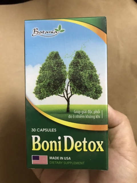 ✅BoniDetox- Giúp Giải Độc Phổi, Phòng Ngừa Ung Thư Phổi ( Mua 6 Tặng 1 Bằng Tem Tích Điểm)