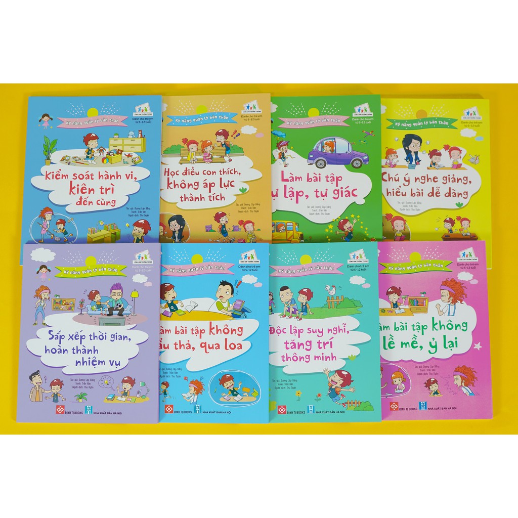 Sách – Kỹ Năng Quản Lý Bản Thân – Trọn bộ 8 cuốn