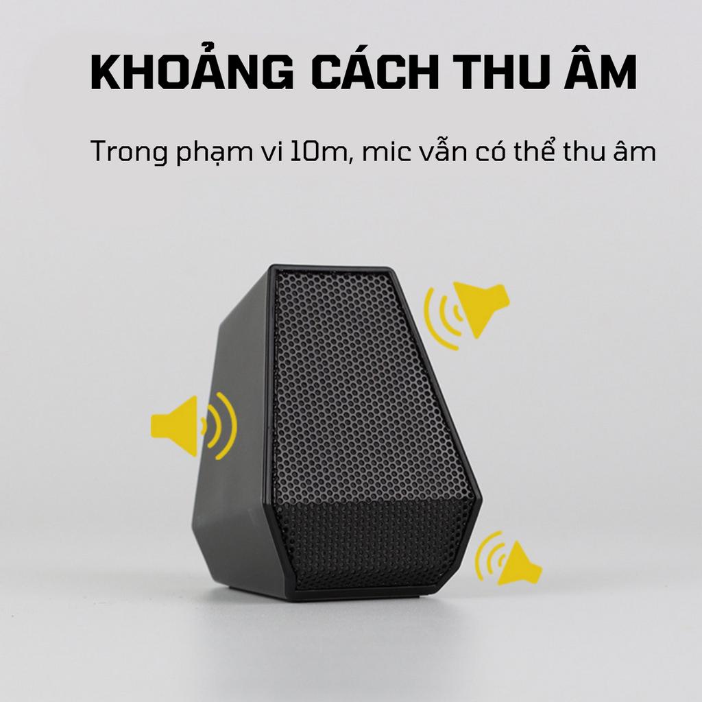 Micro Máy Tính Mic Thu Âm USB PC Gaming RGB U720