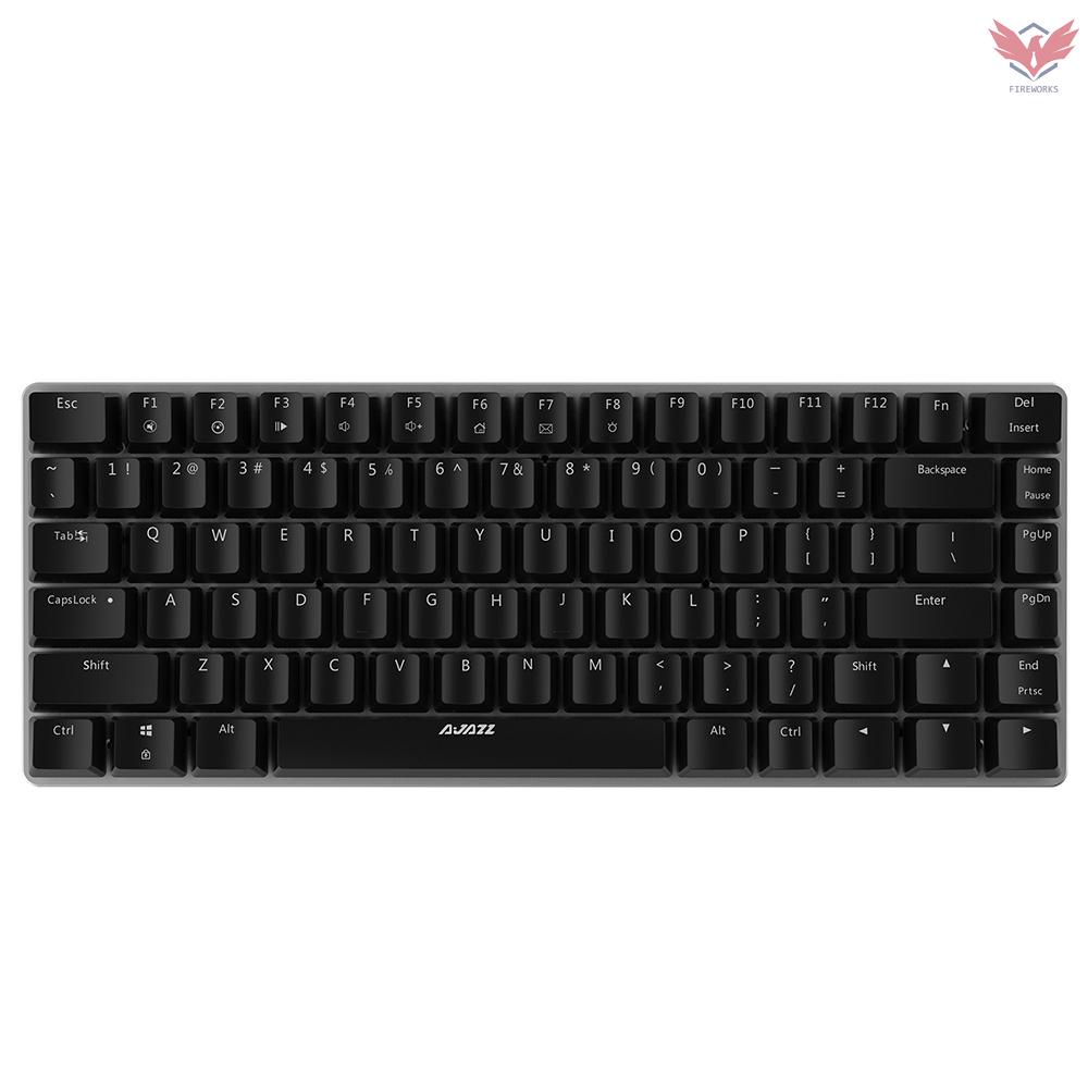 Bàn Phím Cơ Chơi Game Ajazz Ak33 82 Phím Có Dây Màu Đen