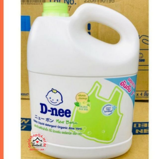 HCM - Nước giặt dnee 5màu 3000ml Thái lan HSD 2026