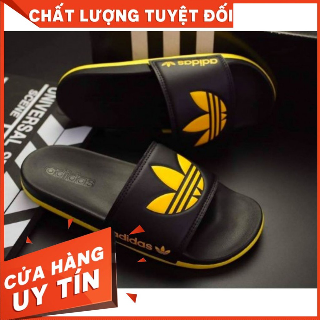 [ Hoàn tiền nếu không chất lượng ] Dép adidas quai ngang plus bông lúa vàng có video