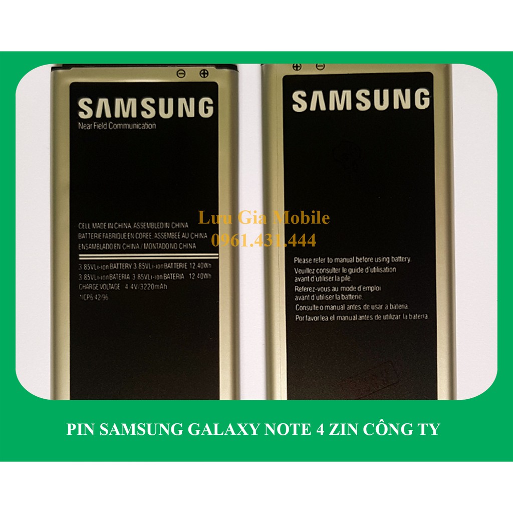 Pin Samsung Galaxy Note 4 công ty N910 | Note 4 2 Sim N9100 | Note 4 Edge N915