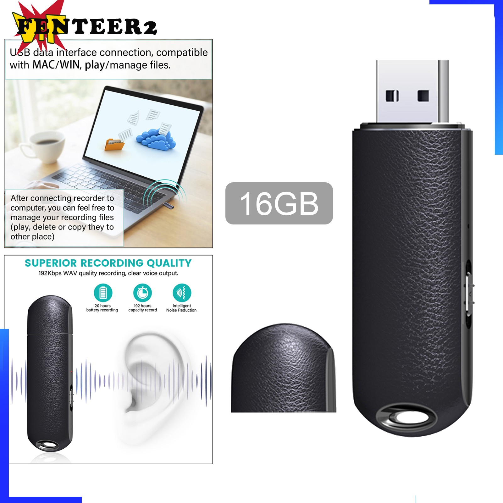 Usb Ghi Âm Giọng Nói Kỹ Thuật Số