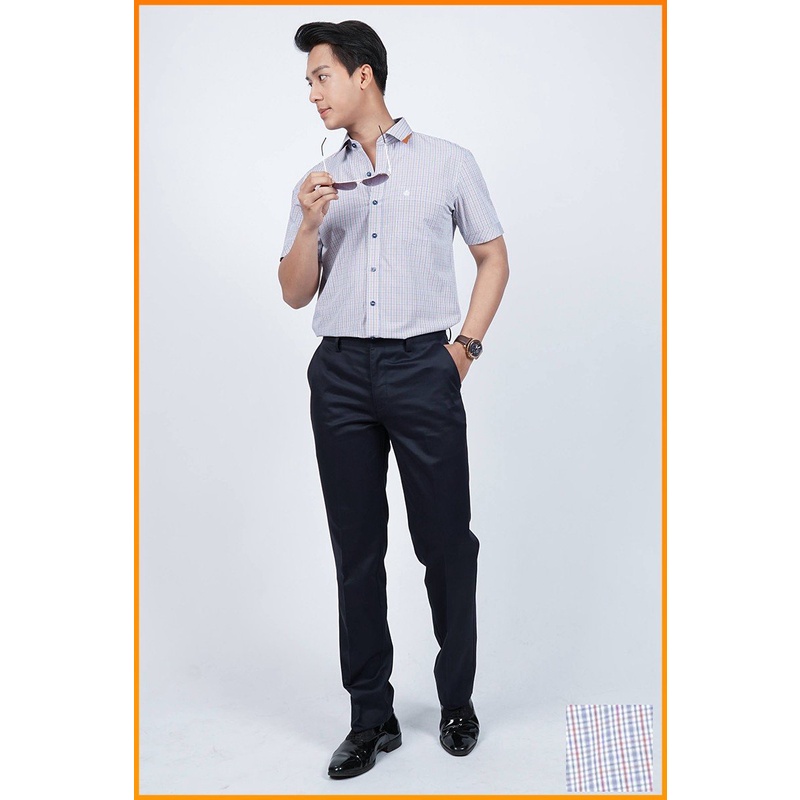 Quần kaki nam Merriman mã THMK022 chống nhăn màu Navy