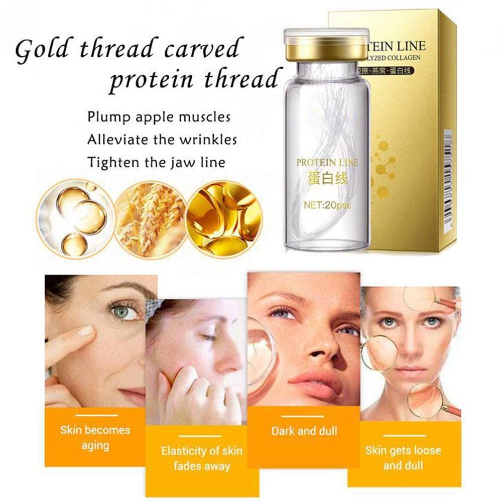 Set 20 Mặt Nạ Lụa Collagen Protein Nâng Cơ Mặt Săn Chắc Da Cho Cả Nam Và Nữ