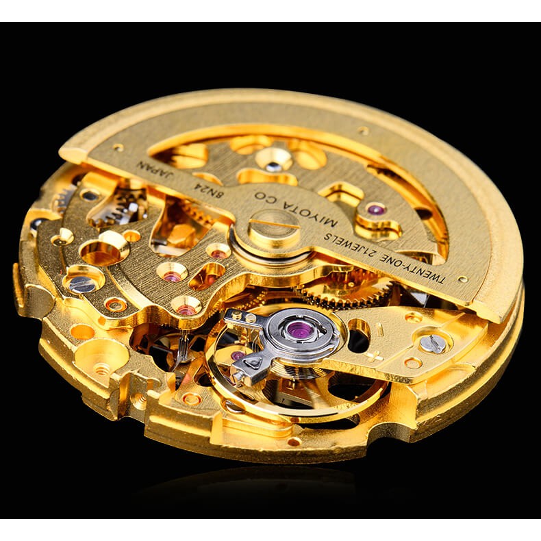 Đồng hồ nữ chính hãng KASSAW K881-2  Kính sapphire ,chống xước,Chống nước ,BH 24 tháng,Máy cơ (Automatic) ,dây da xịn
