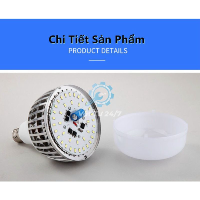 Bóng đèn Led Búp Bulb Trụ Xưởng Công Suất Lớn 50w 100w 150w đui E27 Thân Nhôm Cao Cấp
