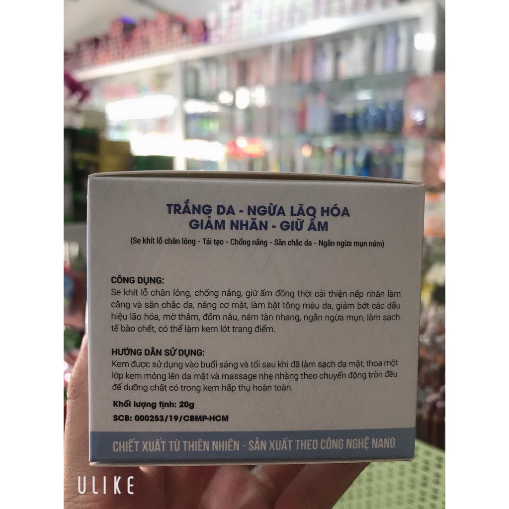 kem COLLAGEN THẢO DƯỢC trắng da-ngừa lão hóa-giảm nhăn-giữ ẩm-tái tạo-chống nắng-săn chắc da 20g