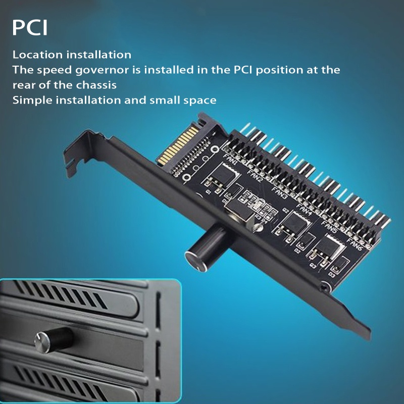 Bộ Điều Khiển Tốc Độ Quạt Tản Nhiệt CPU 4Pin Chuyên Dụng Cho PC