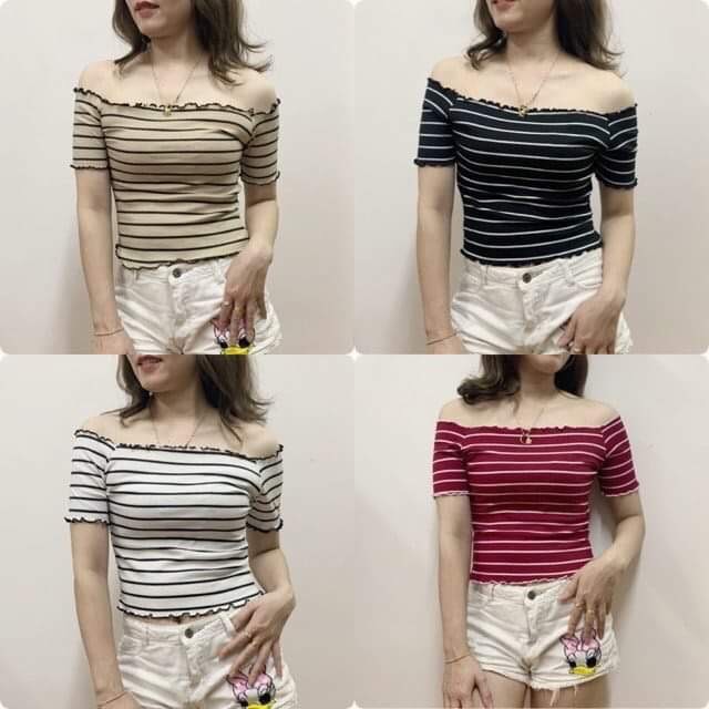 ÁO THUN NỮ ÔM BODY SỌC NGANG – SHIRT 19