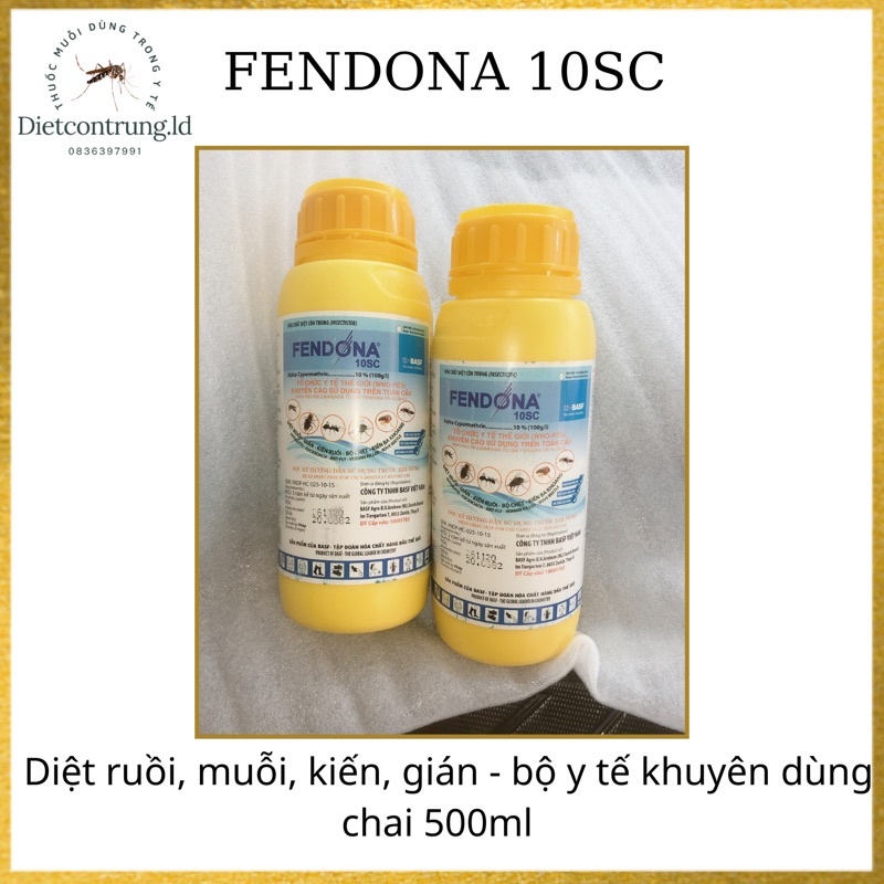 THUỐC DIỆT CÔN TRÙNG FENDONA 10SC (500ml)