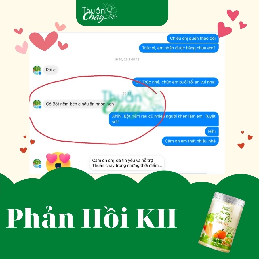 Hạt Nêm Chay Rau Củ Thuần Chay Không MSG 500G