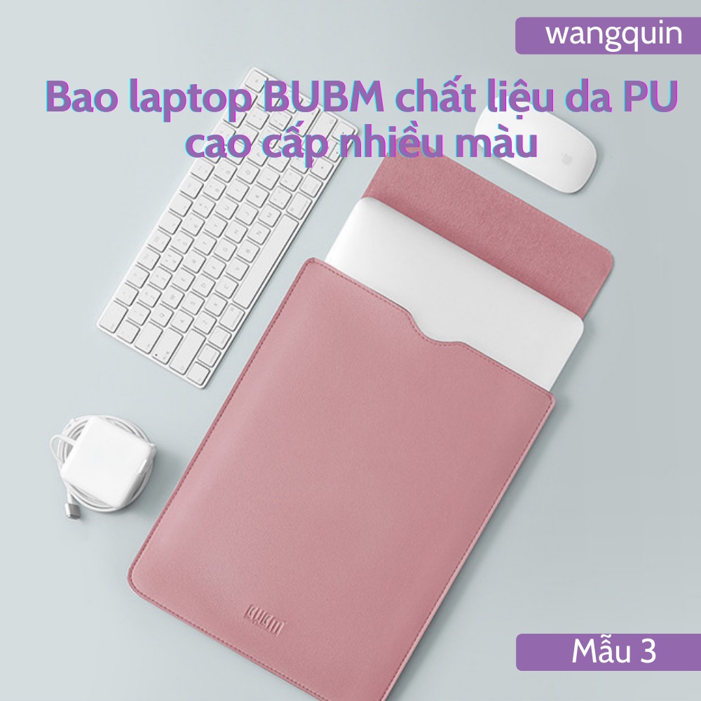 Sẵn VN - Hoả Tốc Bao da PU Macbook Laptop Surface siêu mỏng chống trầy xước bảo vệ máy 13&quot; 13.3&quot; 14&quot; Đủ màu