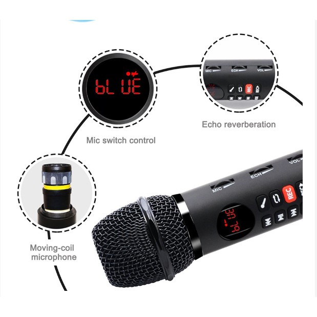 Mic karaoke Bluetooth L598
