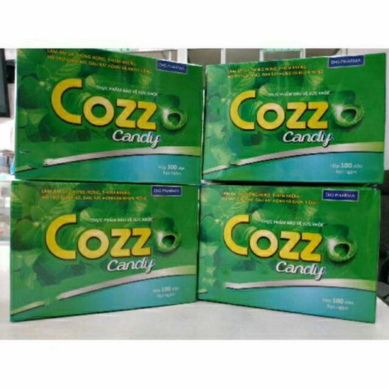 ✅Kẹo Cozz Giảm Rát Họng Ho(100 viên)