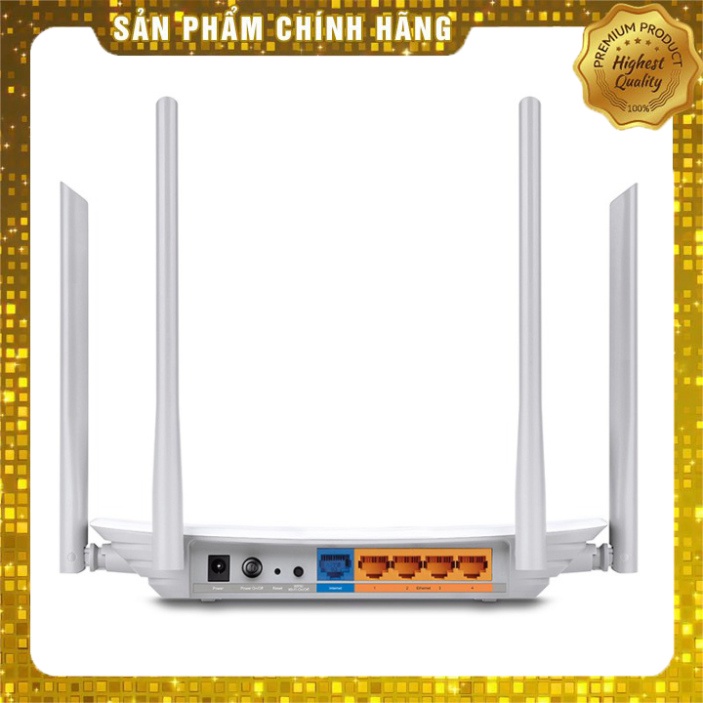 Bộ Phát Wifi Băng Tần Kép AC1200 TP-Link Archer C50 - Hàng Chính Hãng