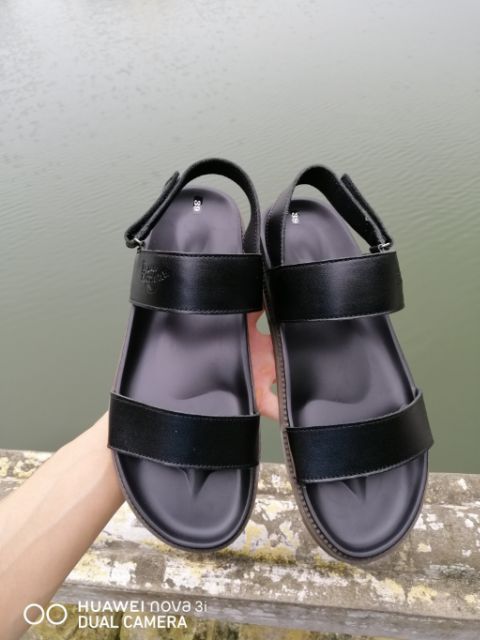 Sandal nam, sandal nam quai ngang cao cấp chất liệu nhẹ da bò đế êm