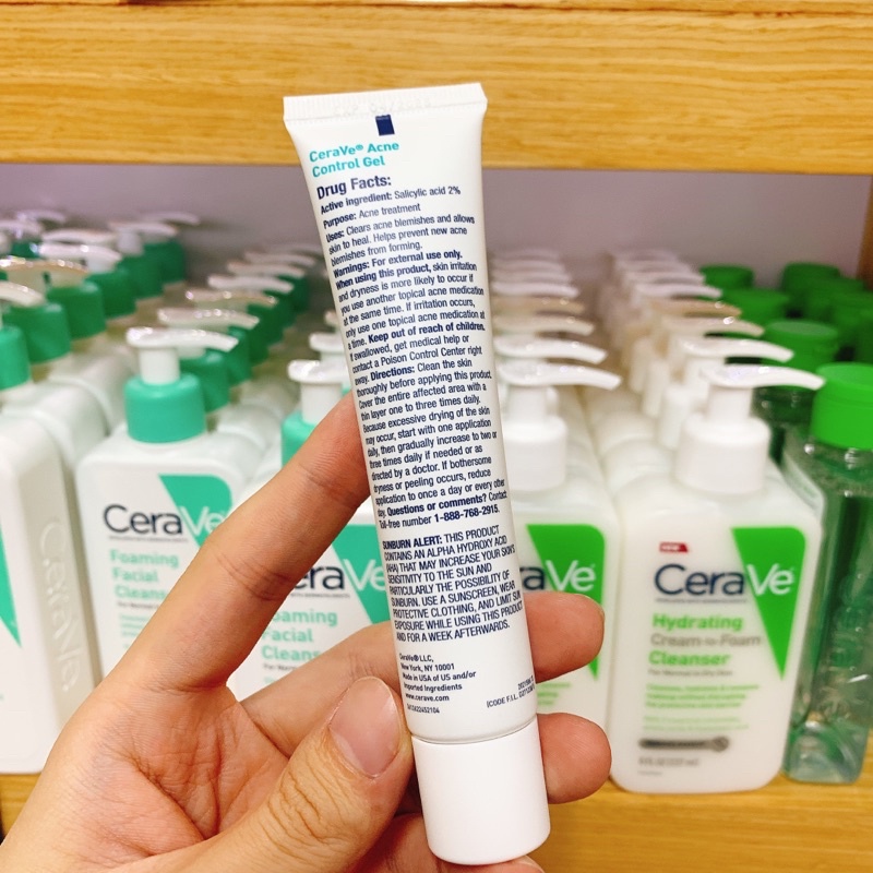 Gel chấm mụn Cerave Acne Control Gel / 40mL