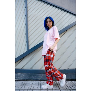 Quần Plaid Pants