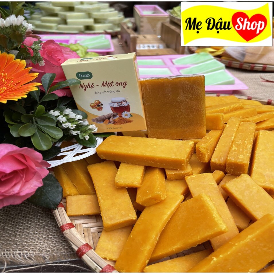 Xà Bông Nghệ Xà Phòng Mướp Đắng Cao Cấp Soap Base Handmade - Mẹ Đậu Shop