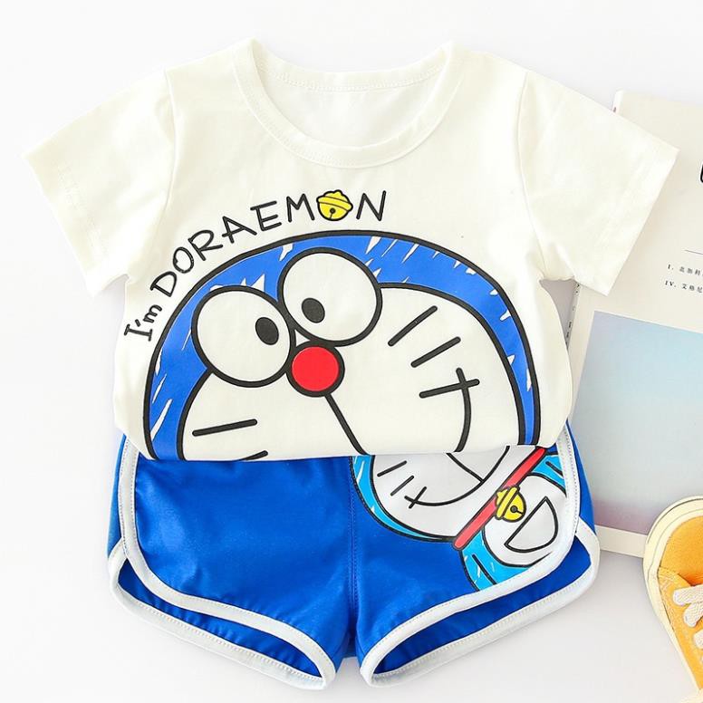 Quần Áo Trẻ Em 💥FREESHIP💥 Bộ DORAEMON thần thánh cho bé 8-18kg