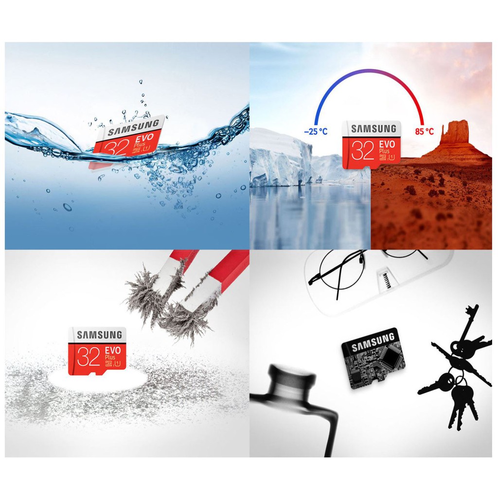 Thẻ Nhớ Micro SD Samsung Evo Plus U1 32GB Class 10 - 95MB/s (Kèm Adapter) - Hàng Chính Hãng | BigBuy360 - bigbuy360.vn