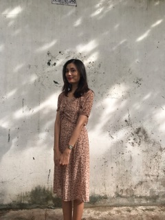 ĐẦM HOA NHÍ TAY PHỒNG
